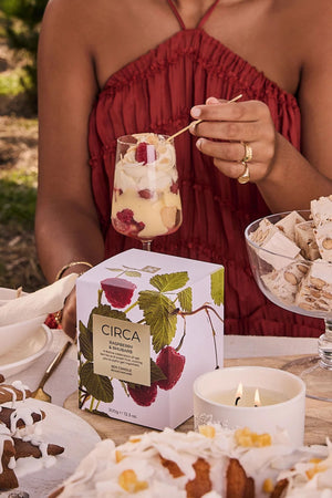 Circa Raspberry & Rhubarb Candle 300g
