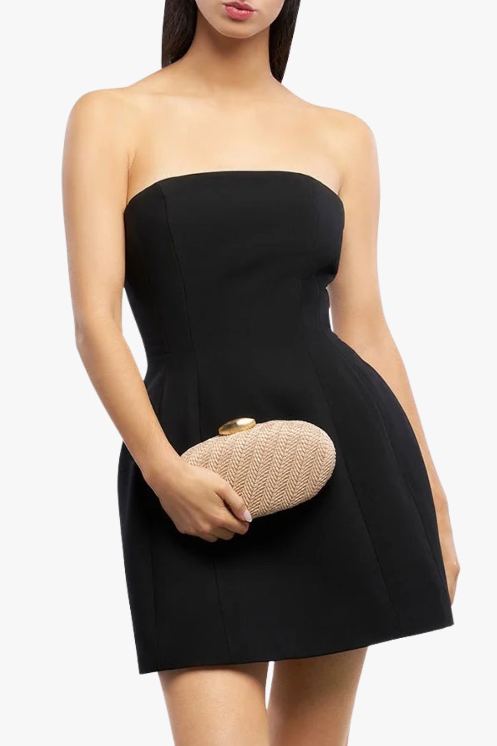 Olga Berg Josie Woven Clutch