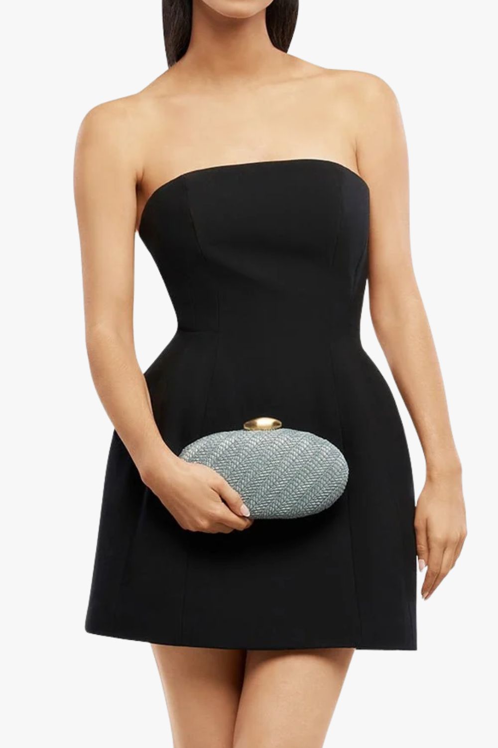 Olga Berg Josie Woven Clutch