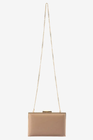 Olga Berg Sammi Crystal Frame Clutch