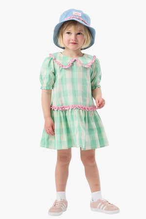 Goldie + Ace Gingham Collar Dress