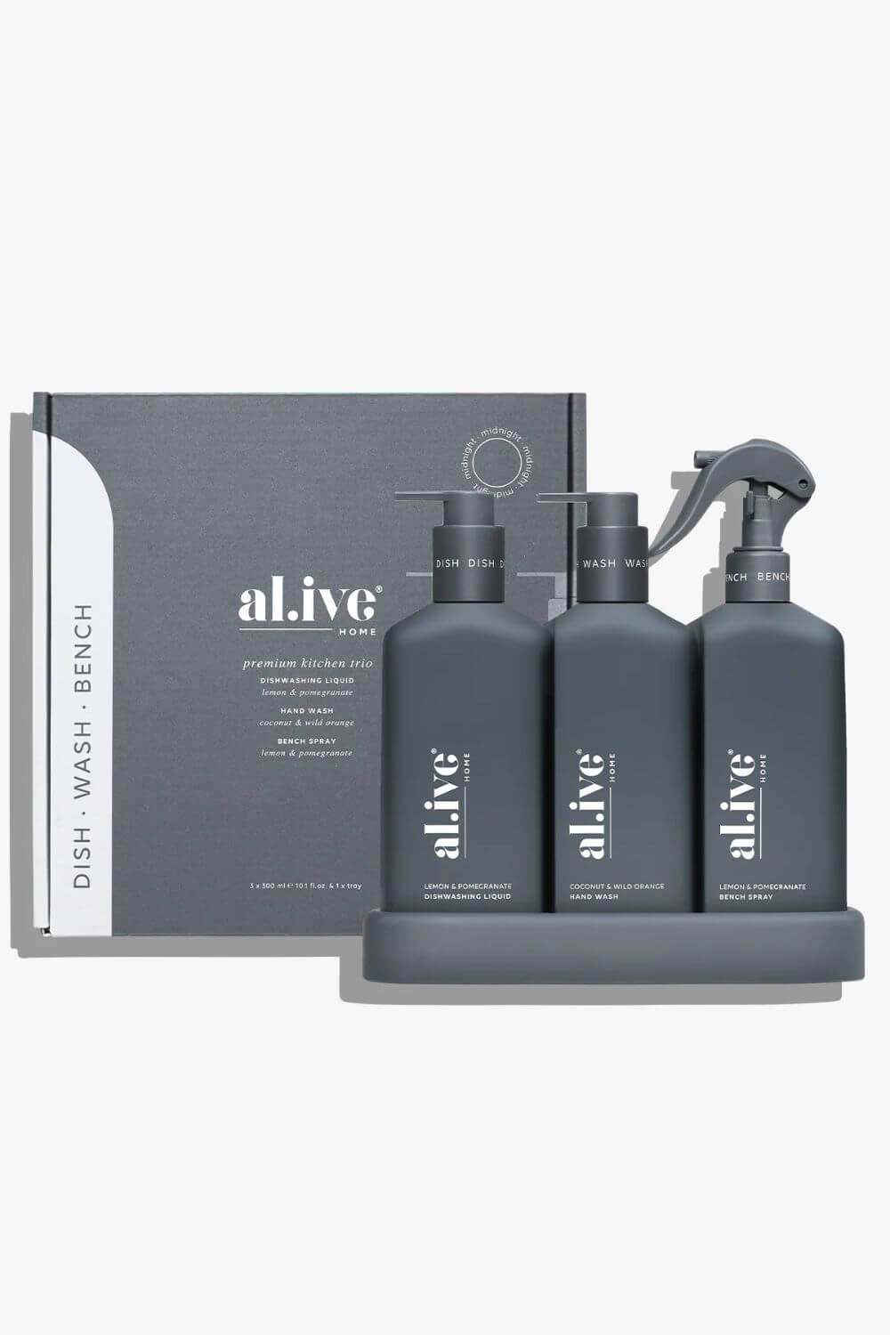 Al.ive Kitchen Trio - Lemon & Pomegranate + Coconut & Wild Orange Blue