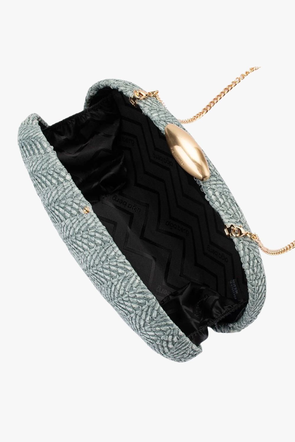Olga Berg Josie Woven Clutch