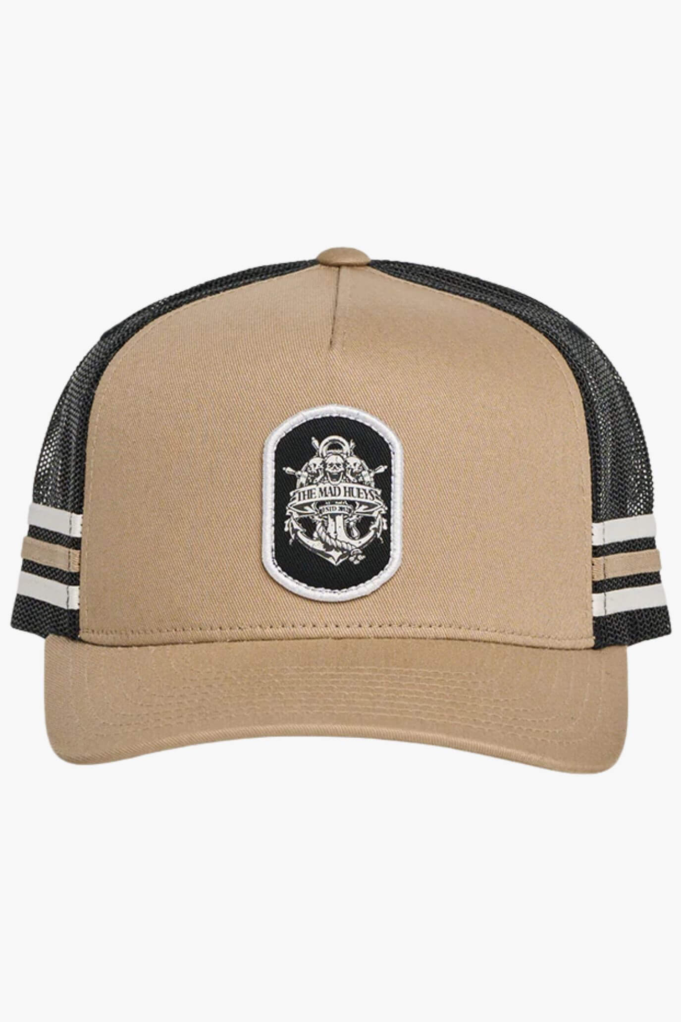 The Mad Hueys Triple Anchor Twill Trucker Cap