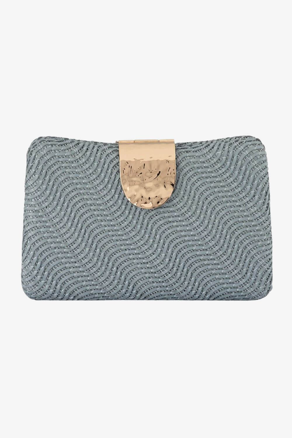Olga Berg Lindy Woven Clutch