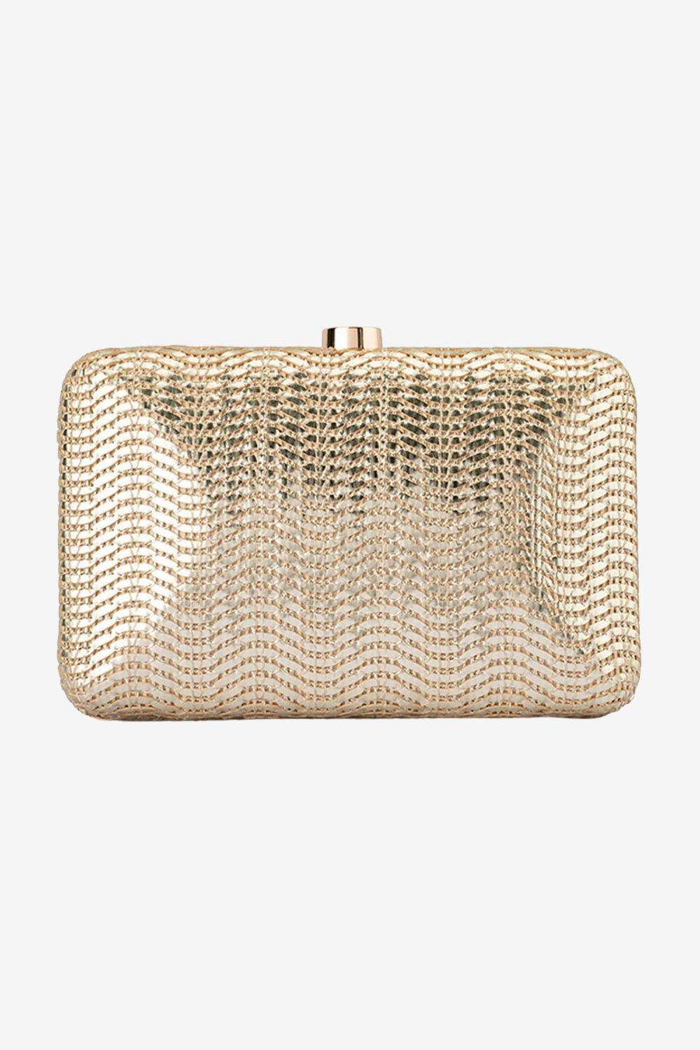 Olga Berg Hannah Textured Clutch