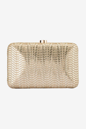 Olga Berg Hannah Textured Clutch
