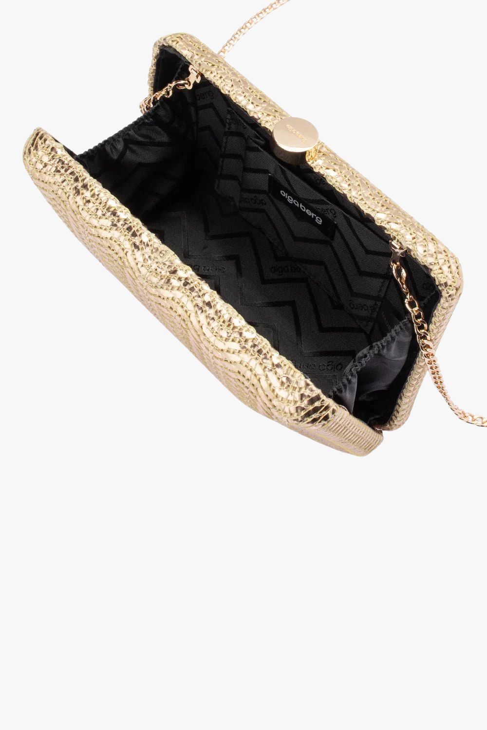 Olga Berg Hannah Textured Clutch