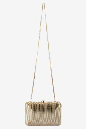 Olga Berg Hannah Textured Clutch