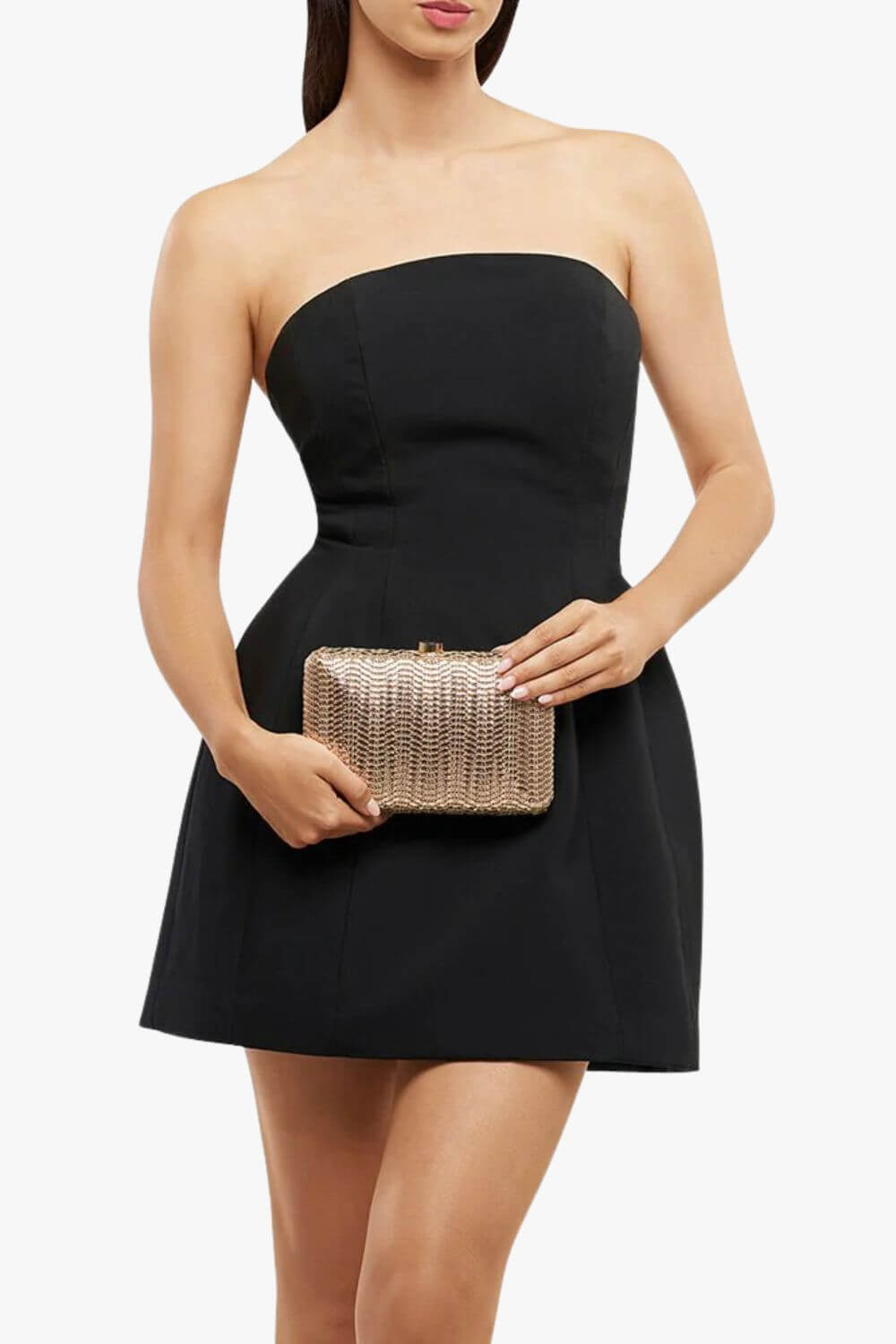 Olga Berg Hannah Textured Clutch