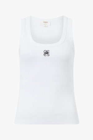 Zoe Contour Rib Scoop Tank