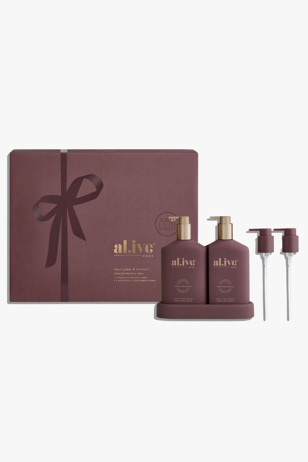 Al.ive Transformative Wash & Lotion Duo- Sweet Plum & Berries
