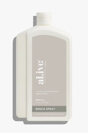 Al.ive 1 Litre Bench Spray Refill - Lemon & Pomegranate