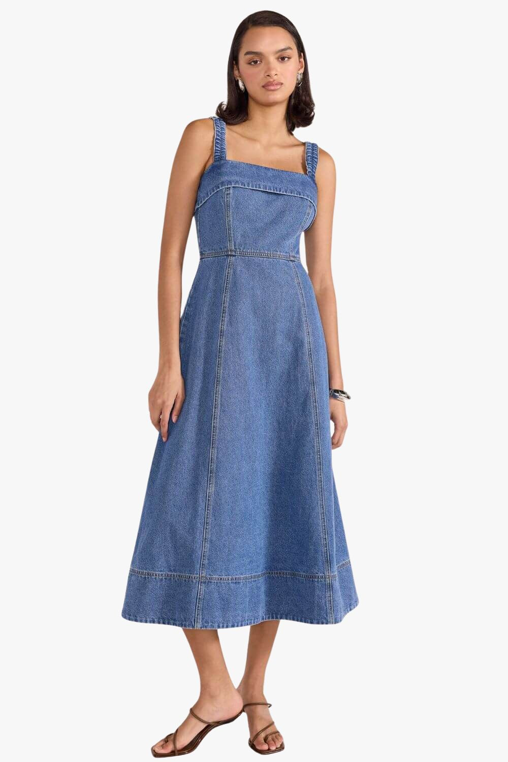 Staple The Label Tate Denim Midi Dress