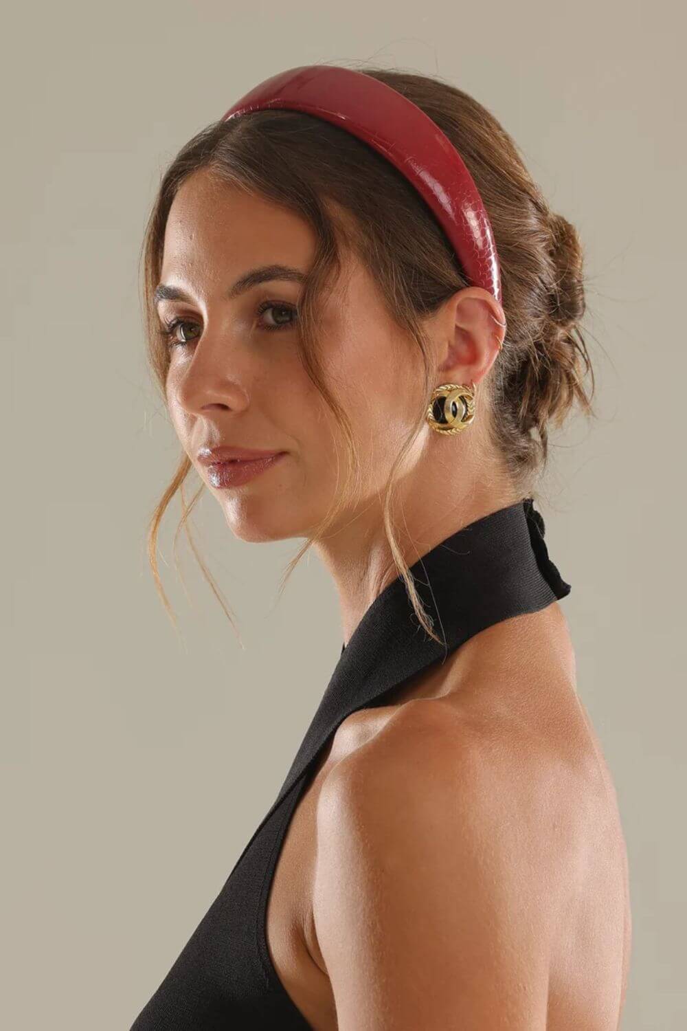 Morgan & Taylor Melody Faux Leather Headband
