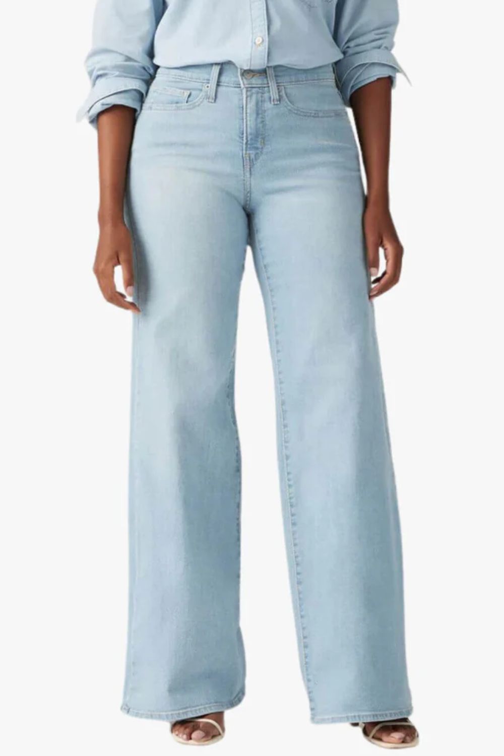 Levis Womens 318 Shaping Wide Leg Jean