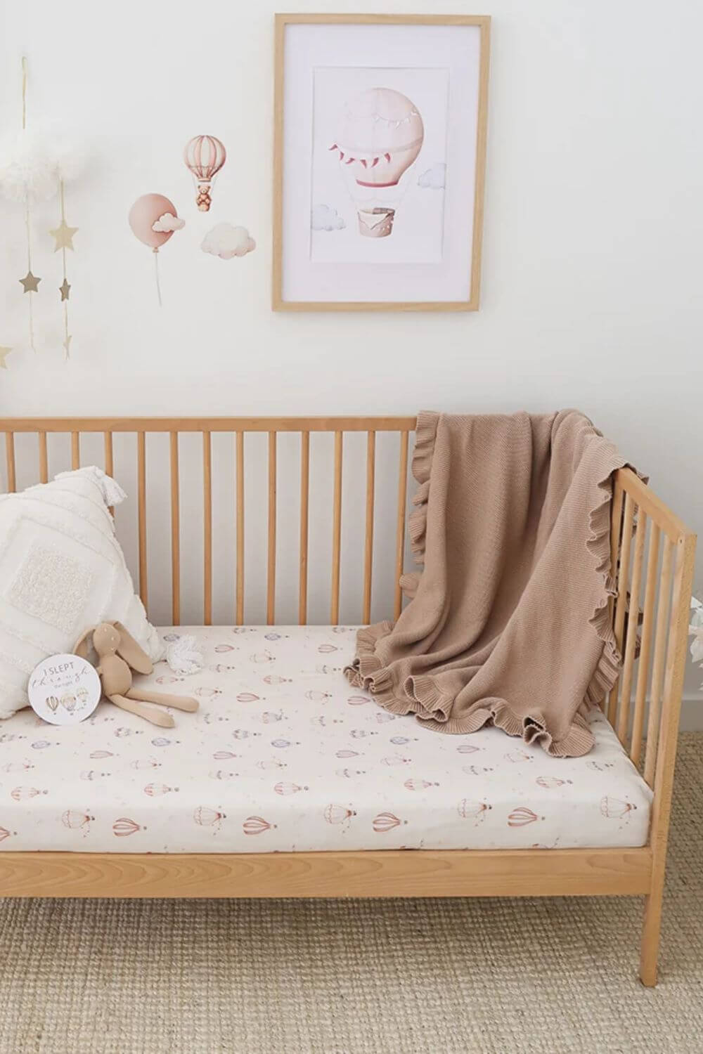 Snuggle Hunny Ruffle Knit Organic Baby Blanket