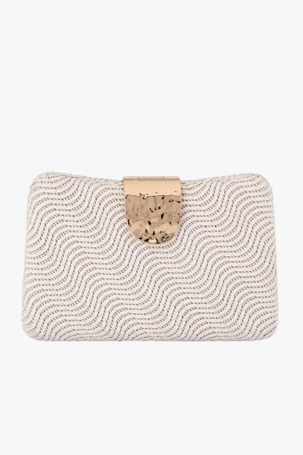 Olga Berg Lindy Woven Clutch