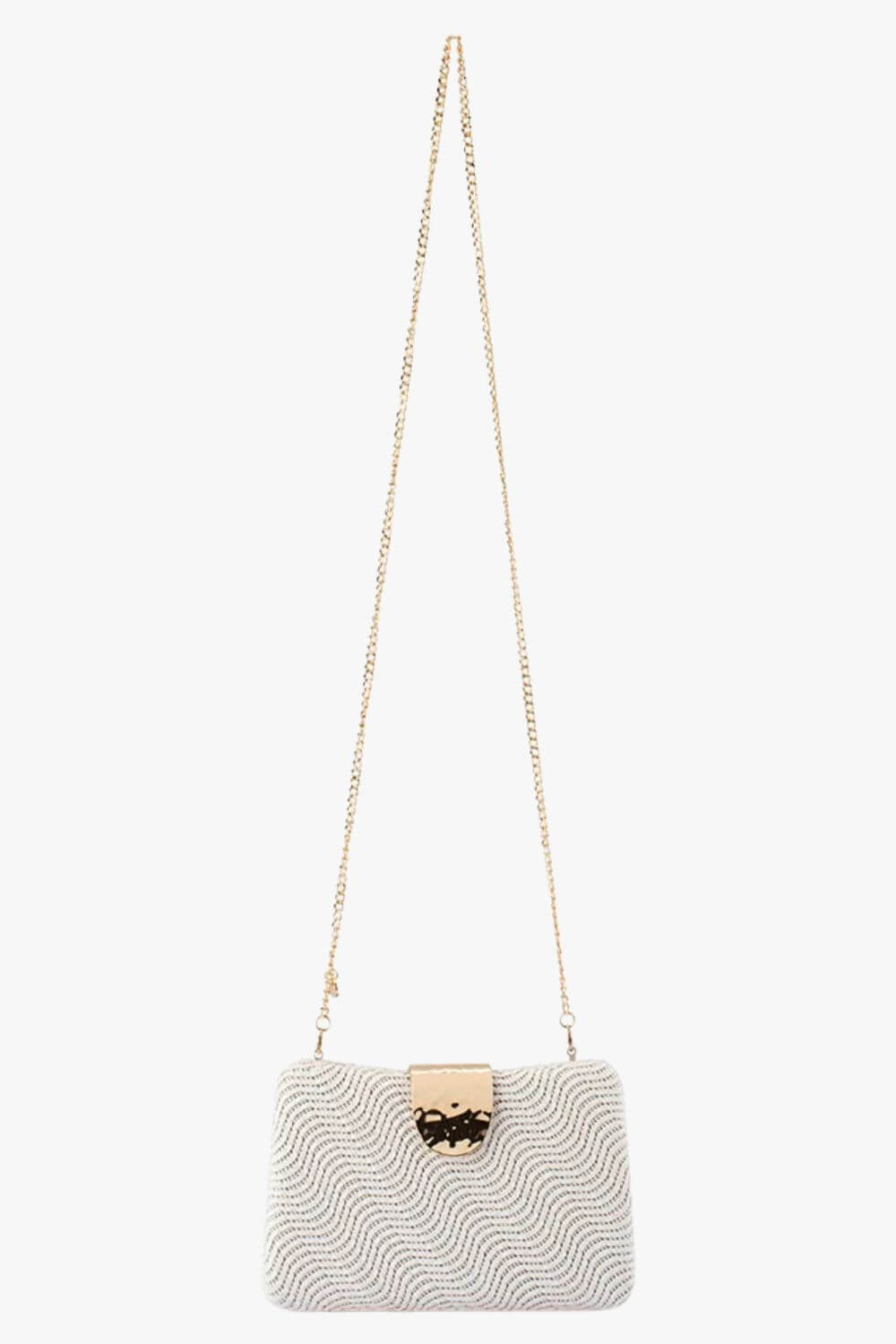 Olga Berg Lindy Woven Clutch