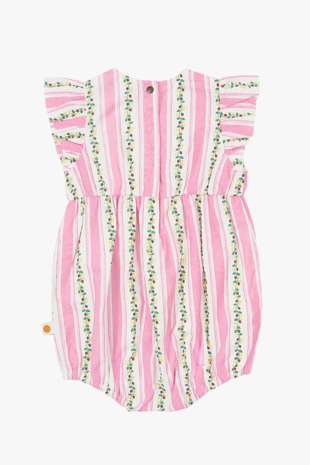 Goldie + Ace Antique Stripe Strawberry Romper