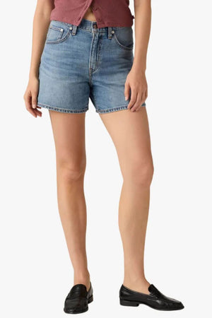 Levi Womens Cinch Mid Thigh Short