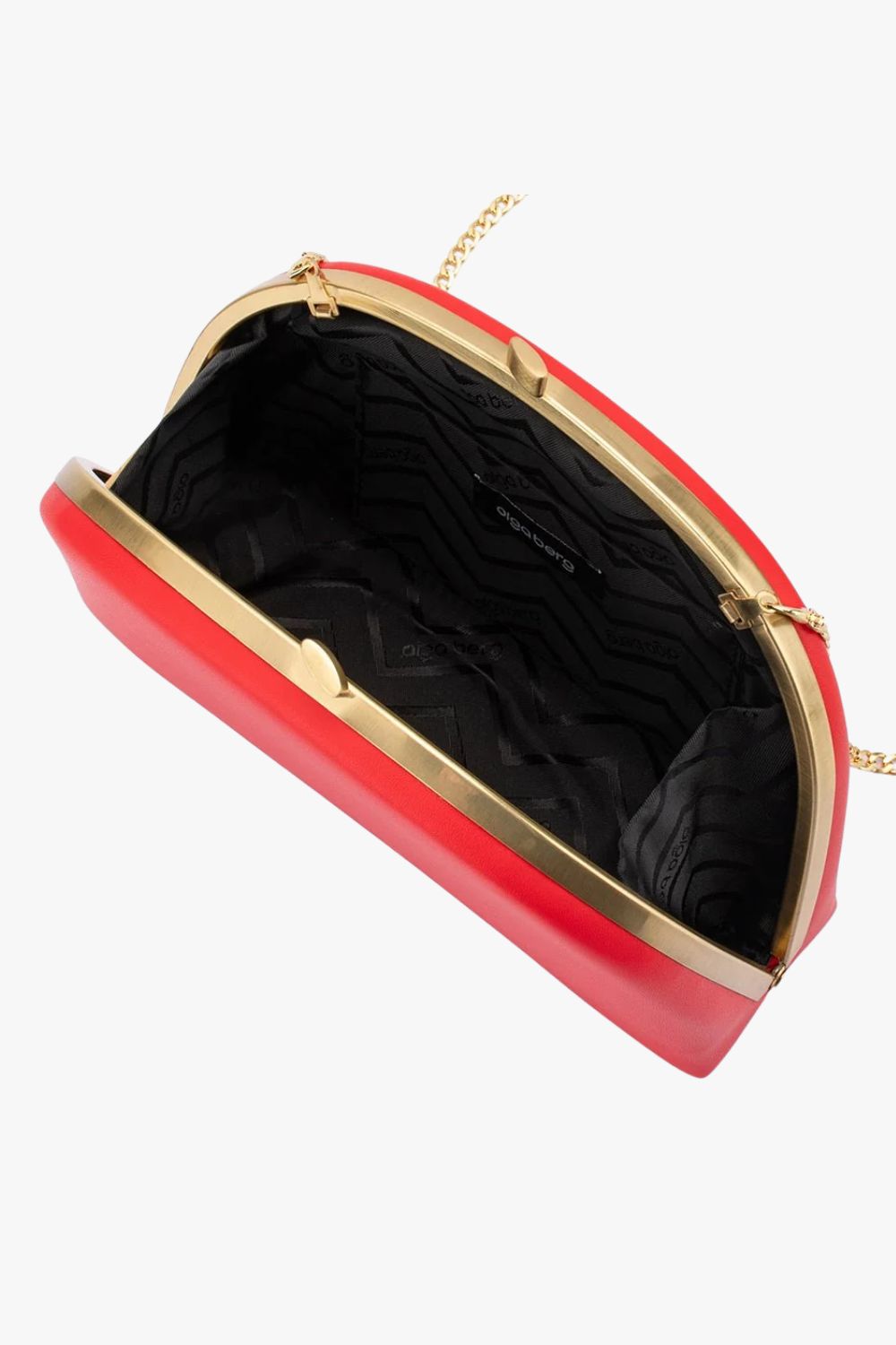 Olga Berg Celeste Curved Clutch
