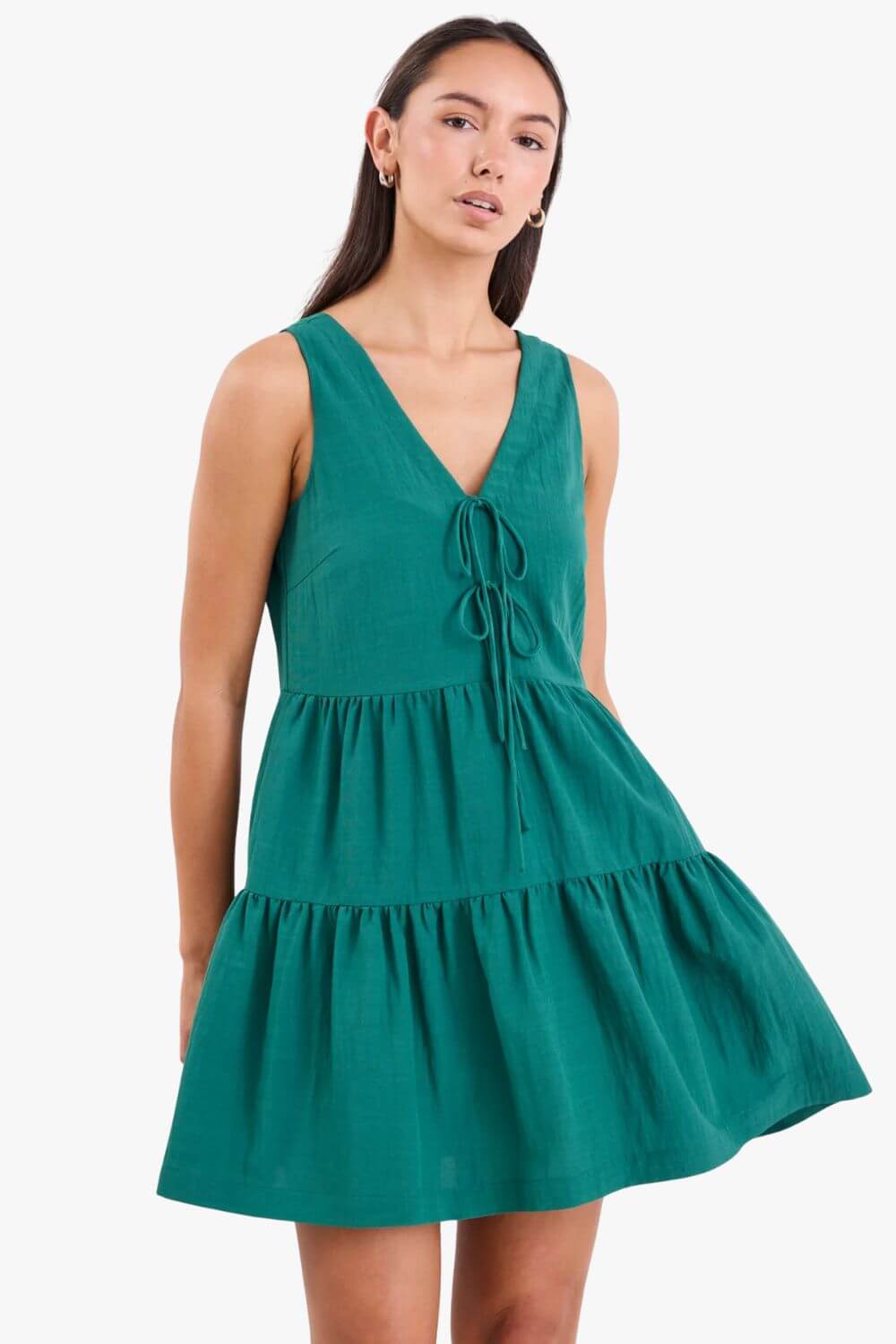 Ivy & Jack Pivot Tiered Mini Dress