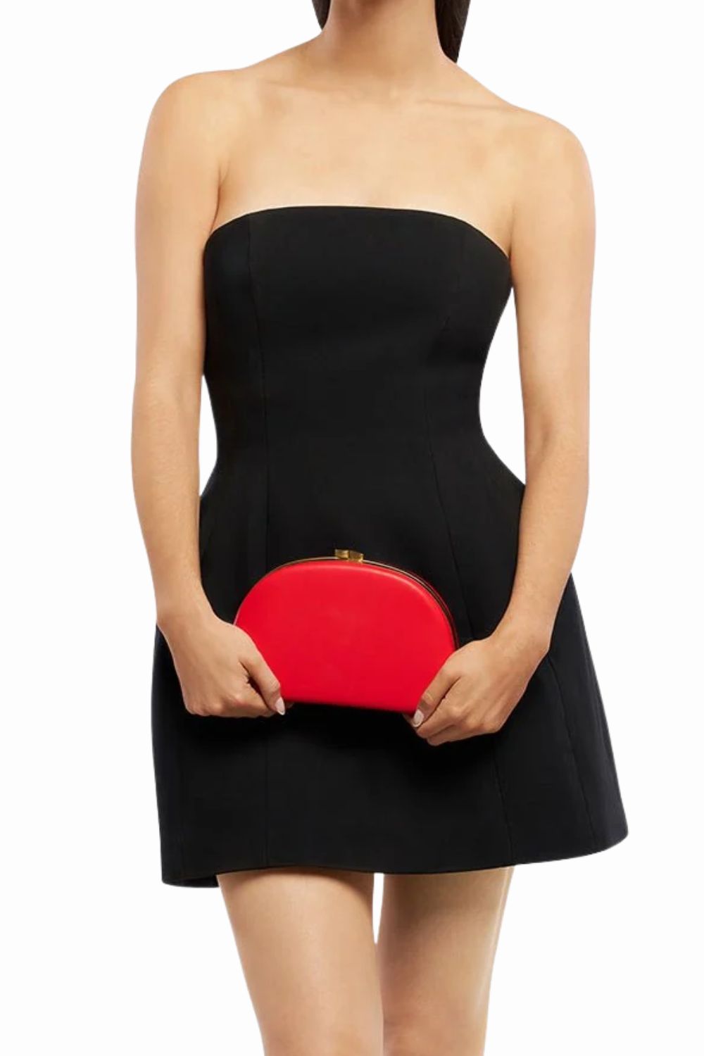Olga Berg Celeste Curved Clutch