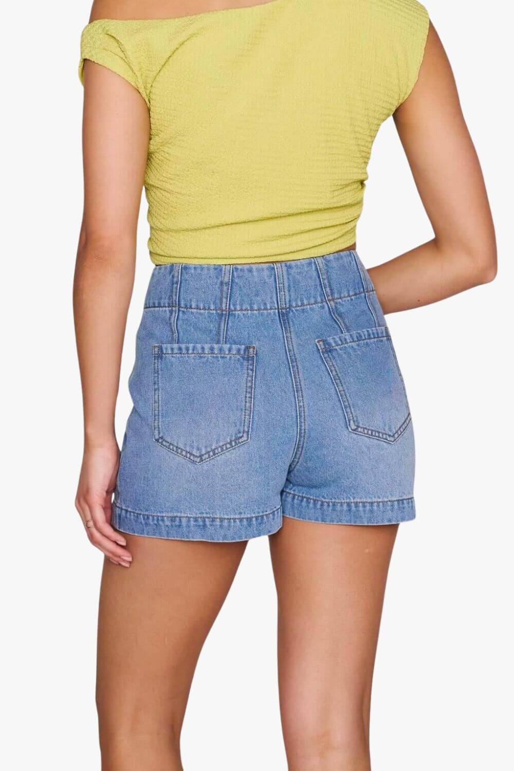 Mink Pink Phoebe Denim Shorts