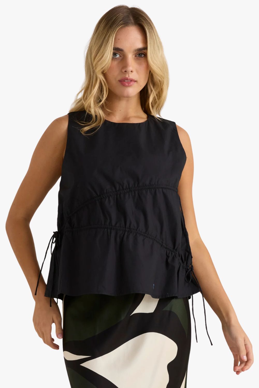 Sass Elin Gathered Tie Top
