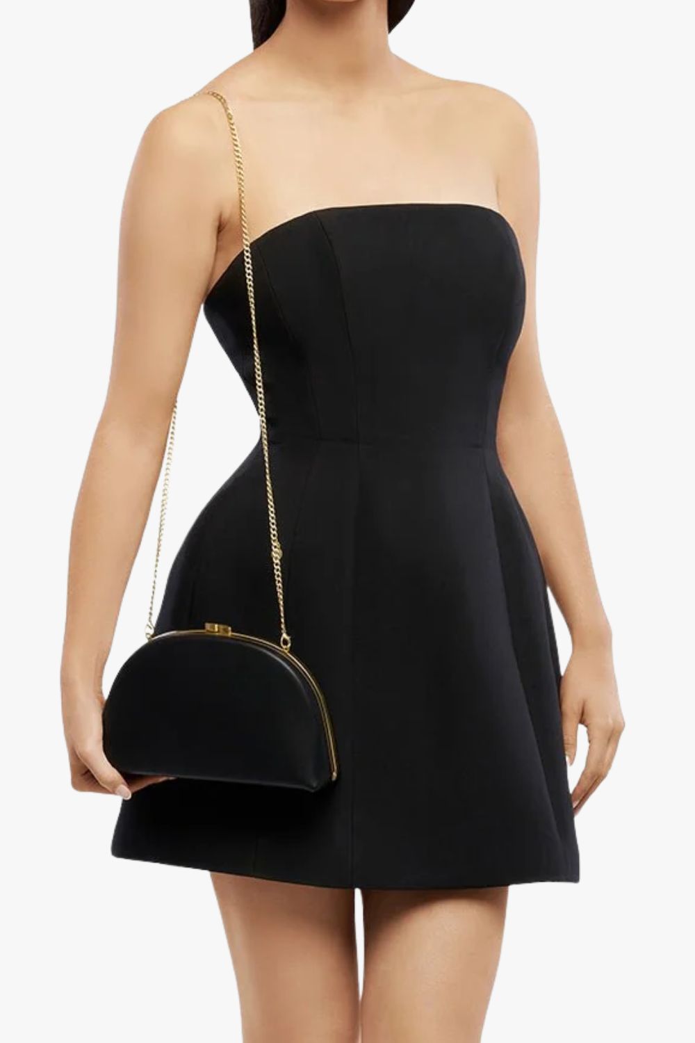 Olga Berg Celeste Curved Clutch