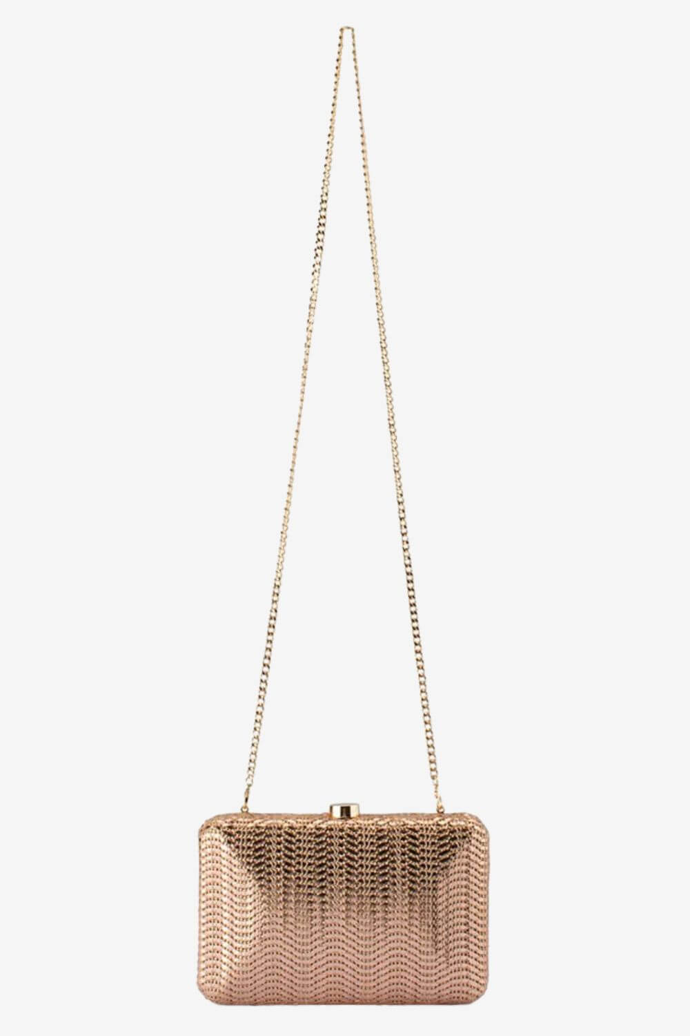 Olga Berg Hannah Textured Clutch