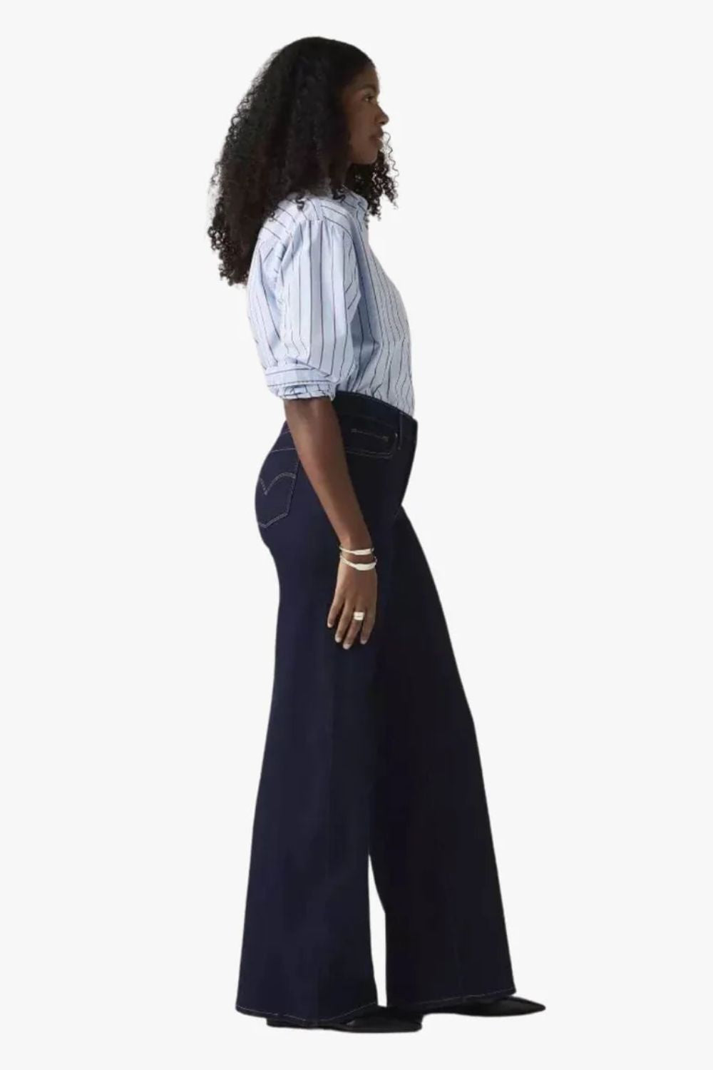 Levis Womens 318 Shaping Wide Leg Jean