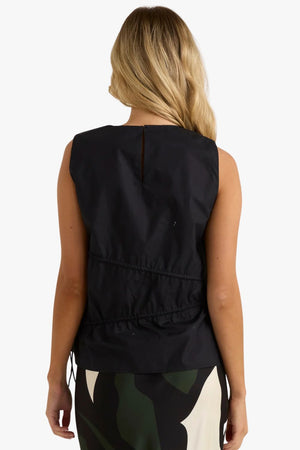 Sass Elin Gathered Tie Top