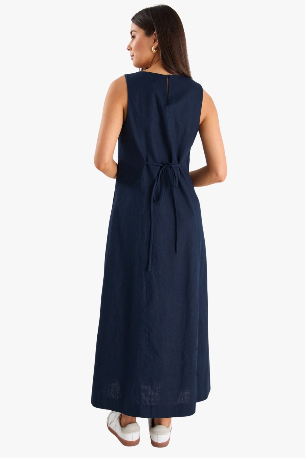 Stories Be Told Future Linen Midi Dress