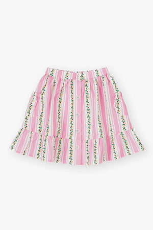 Goldie + Ace Antique Stripe Strawberry Peplum Skirt