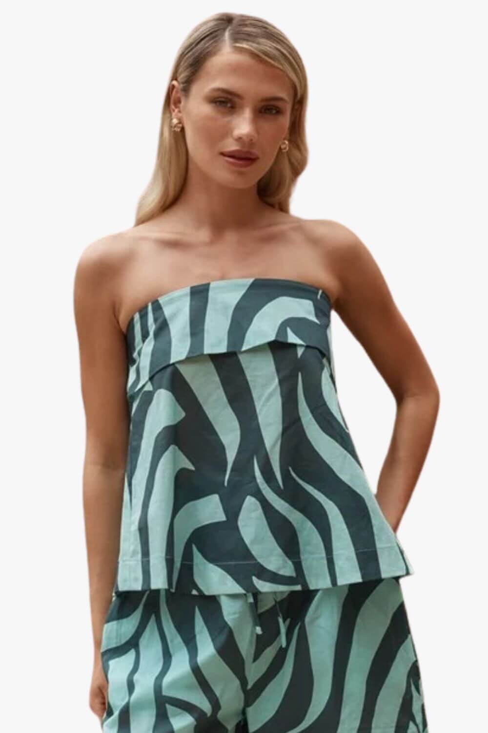 Sass Mon Strapless Top