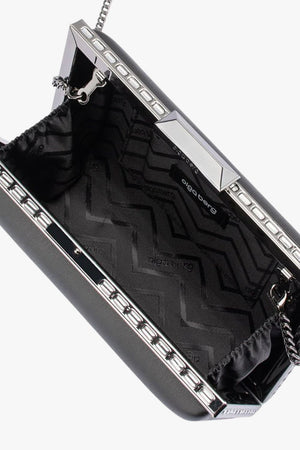 Olga Berg Sammi Crystal Frame Clutch