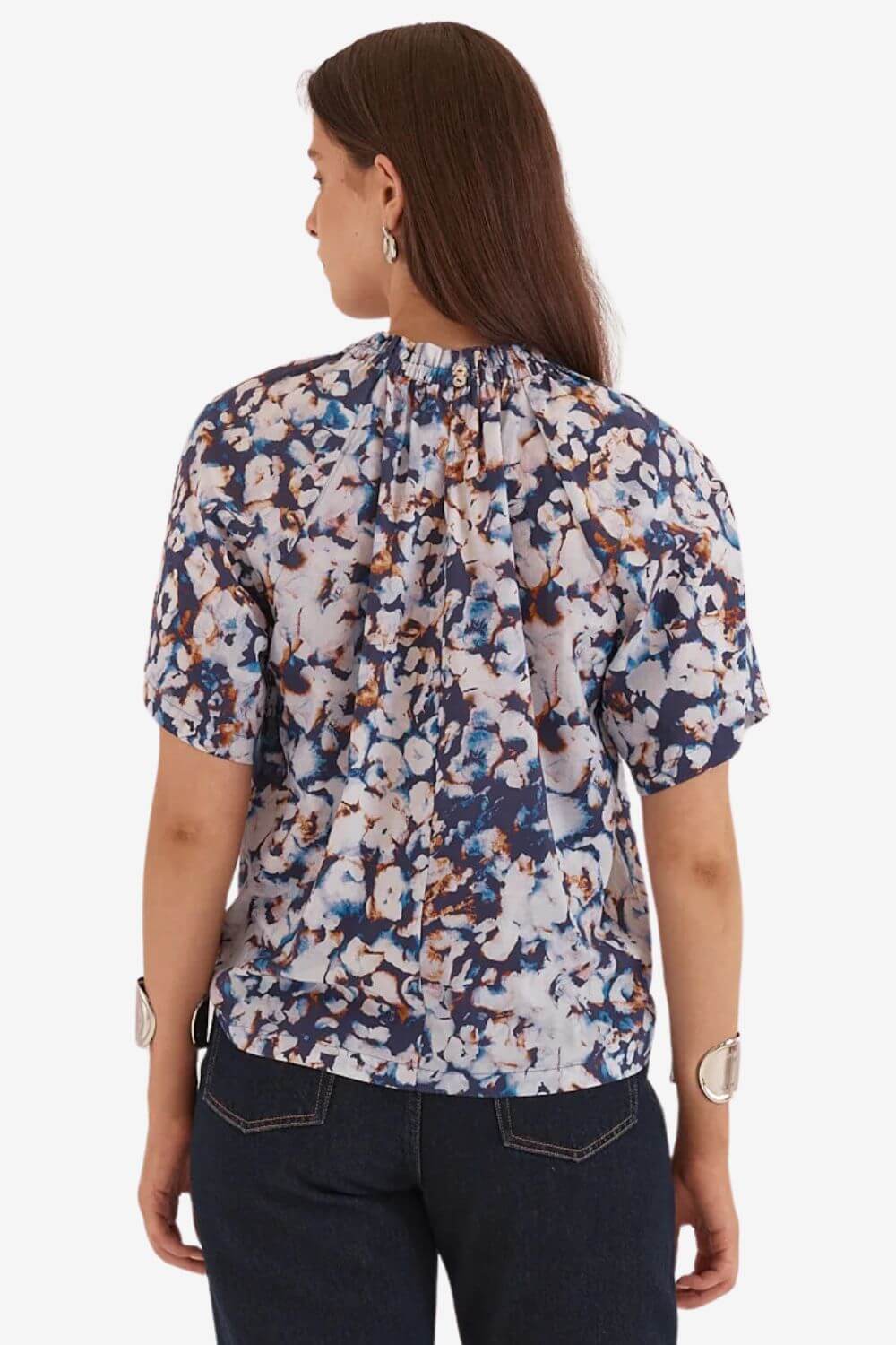 Sass Anika Frill Neck Blouse