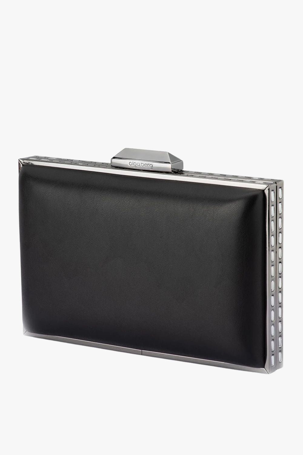 Olga Berg Sammi Crystal Frame Clutch