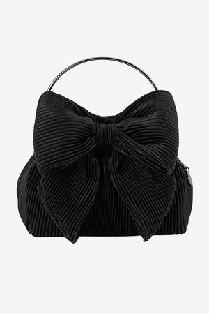 Olga Berg Elise Pleated Top Handle Bag