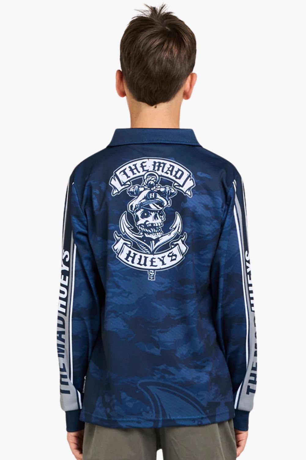 The Mad Hueys Sailor Anchor Youth Fishing Jersey