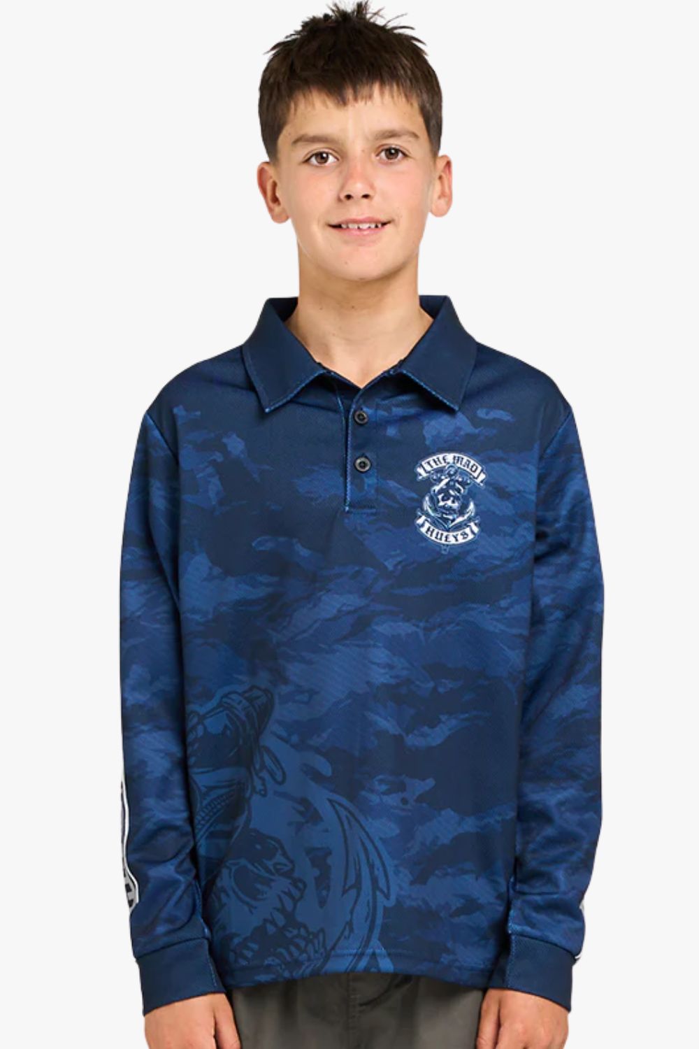 The Mad Hueys Sailor Anchor Youth Fishing Jersey