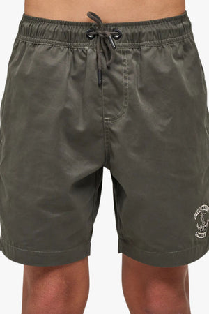 The Mad Hueys Skull Anchor Youth Volley Short