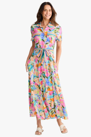 Brave + True Rossellini Short Sleeve Maxi Dress