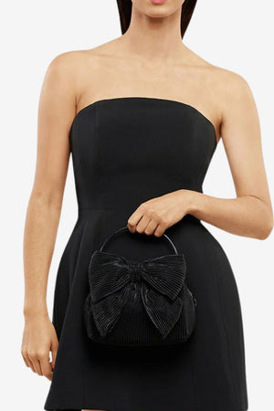 Olga Berg Elise Pleated Top Handle Bag