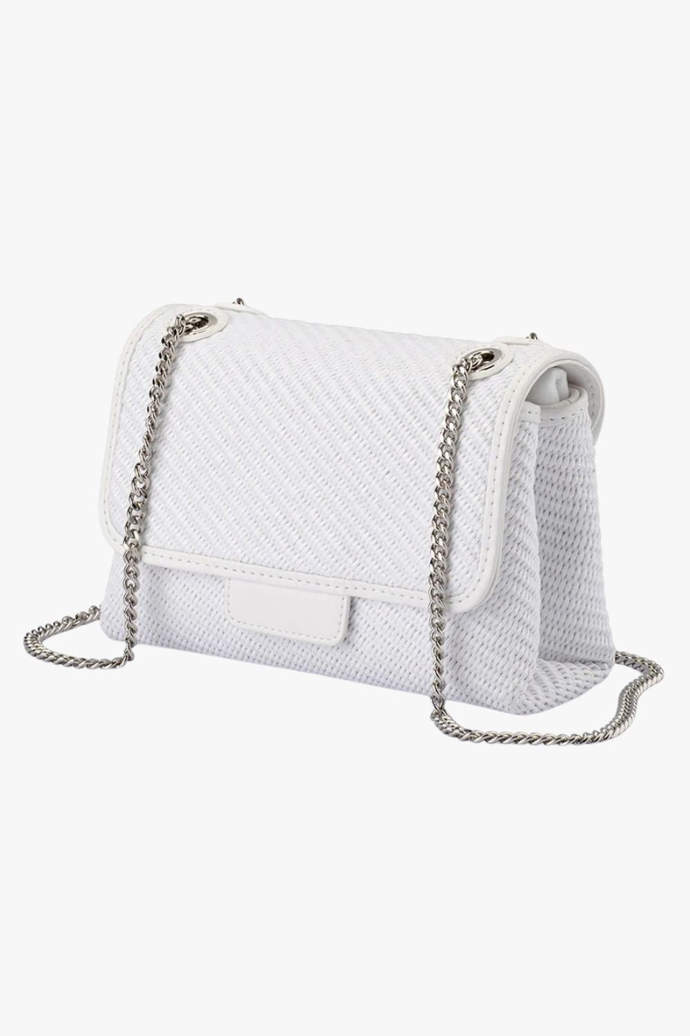 Olga Berg Alexa Woven Shoulder Bag