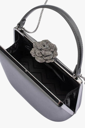 Olga Berg Grace Embellished Frame Bag