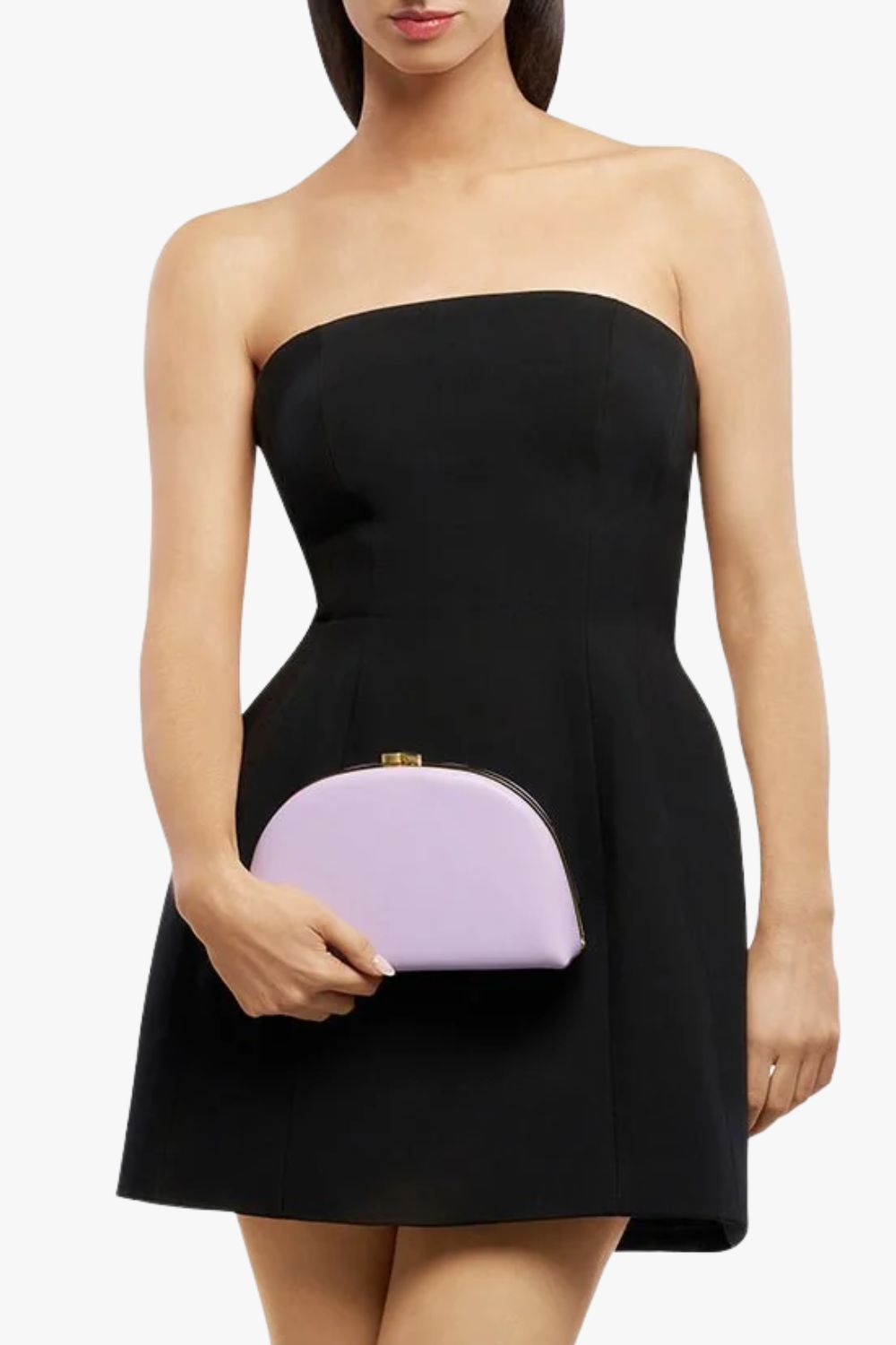 Olga Berg Celeste Curved Clutch