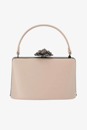 Olga Berg Grace Embellished Frame Bag